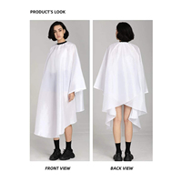 Cape de Barbier Personnalisée, Manteaux de Coiffeur, Vêtements de Travail pour Salon de Beauté, Plastique Résistant à l'Eau, Écologique, Antiadhésif, Haute Qualité