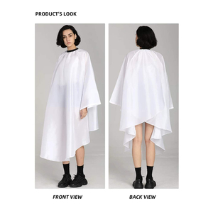 Abrigos de peluquería personalizados y ropa de trabajo para salón de belleza poliéster resistente al agua chaleco delantal de peluquero ecológico al por mayor - Product Image 2