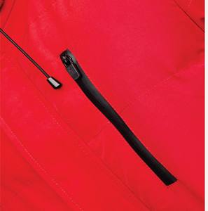 100% Polyester X2 Polaire Rouge Full Zip Ice Tech Puffer Coat Entièrement Rembourré Pour Le Confort Et La Chaleur - Product Image 4