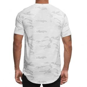 เสื้อยืดคอตตอนระบายอากาศสำหรับผู้ชายเสื้อยืดออกกำลังกายคอกลมแห้งเร็วสำหรับออกกำลังกายในยิม - Product Image 2