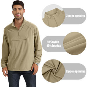 Chaqueta cortavientos de golf impermeable para hombre, ropa OEM transpirable con etiqueta privada y personalización de impresión de logotipo - Product Image 2
