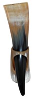 Tasse à café en corne de buffle Viking faite à la main, best-seller, 400-600 ml, écologique, recyclable, légère, moderne, de luxe, personnalisable, pour le vin
