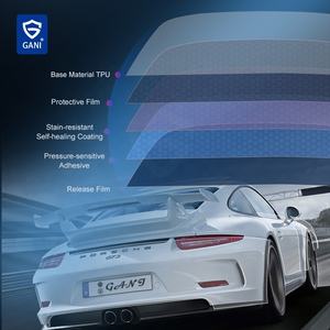 Pellicola Protettiva <span class=keywords><strong>GANI</strong></span> Anti-Graffio, Anti-Ingiallimento, Trasparente e Autoriparante per Auto - Product Image 2
