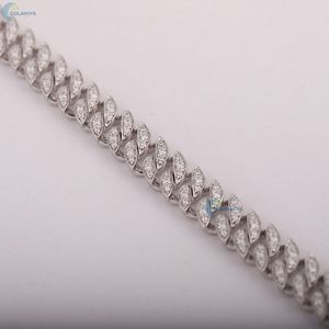 Incoloro Lab Grown Diamond Miami Cadena cubana 16MM Iced Out Cadena de hip hop hecha a medida - Product Image 2