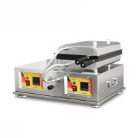 Machine à Gaufres Bulle Électrique 2000W, Revêtement Antiadhésif, Machine Commerciale à Gaufres Castella, Machine à Snacks en Forme de Boule pour Boulangerie, Café, Cuisine