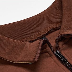 Conjuntos de Chándal con Capucha para Hombre, Liquidación, Manga Larga, Cierre Completo, Traje Deportivo de 2 Piezas, 100% Algodón, Azul Cielo, 10 (XL) - Product Image 6