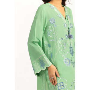 Conjunto de crepé para primavera/verano con cuello cuadrado, tallas XS-XL para damas - Product Image 6