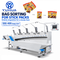 Machine de tri et de comptage automatique de petits sacs, pochettes et sachets YH avec convoyeur à rouleaux