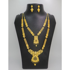 Saudi Arabia India Middle East Jewelry <b>Gold</b> Plated Long Necklace Earring <b>Set</b> Alloy Wedding <b>Set</b> indian <b>jewellery</b> <b>sets</b> for women - Product Image 1