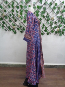 Robe Maxi longue à la mode traditionnelle pour femmes esthétiques indiennes pour les options de tenue décontractée et de fête - Product Image 2