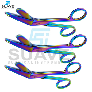 Multi Rainbow Color Bandage Scissors 5.5 High Polish Ciseaux de chirurgie orthopédique en acier inoxydable par SUAVE SURGICAL INSTRUMENTS - Product Image 3