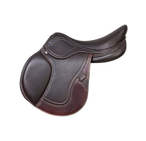 Silla de Doma Inglesa Ancha Hecha a Mano con Detalles en Negro y Marrón, Personalizable, Productos de Carreras de Caballos al por Mayor, India, Gran Venta - Product Image 1
