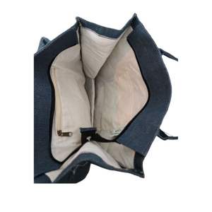 Bolso de hombro para ir de compras, bolso de yute de buena calidad - Product Image 3