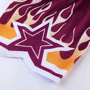 Shorts de sport pour hommes de haute qualité, service OEM, polyester/coton, séchage rapide, respirant, style décontracté, motif uni, mi-longueur - Product Image 3