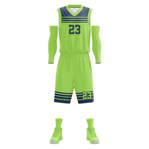 Ensemble de maillots de basket-ball en gros, tissu respirant à séchage rapide, vêtements d'équipe de haute qualité - Product Image 3