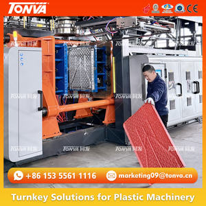 Tables pliantes en plastique <span class=keywords><strong>de</strong></span> <span class=keywords><strong>6</strong></span> pieds dans une machine <span class=keywords><strong>de</strong></span> moulage <span class=keywords><strong>par</strong></span> soufflage pour meubles pliants - Product Image 6