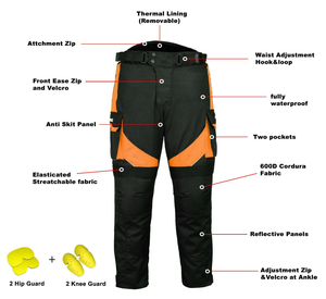 Traje de Motociclismo de Cuero Unisex Personalizado de Última Moda, Impermeable y Resistente al Viento, Estampado - Product Image 3