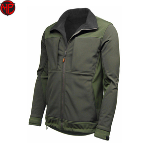 Chaqueta de invierno suave con logotipo personalizado impermeable a prueba de viento al aire libre ropa de trabajo chaqueta de invierno Softshell poliéster con servicio OEM - Product Image 5