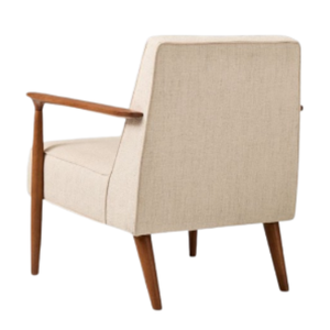 Sillas de Comedor Modernas y Ecológicas con Estructura de Madera de Teca y Tapicería Gruesa de Algodón para un Confort Inigualable - Product Image 2