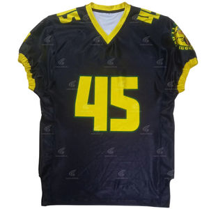 Oversize Jersey Breathable Sportswear OEM Service American Football Uniform Set Wholesale Comfortable Adult Size Custom Color - Product Image 1