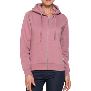 Ventes en gros OEM, sweat à capuche zippé intégral en tricot lourd d'hiver pour femmes, de haute qualité, imprimé, manches régulières, à capuche - Product Image 4