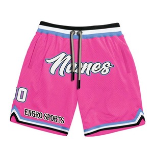 Pantalones Cortos de Baloncesto con Logotipo Personalizado, Sublimación, Diseño de Letras Hip Hop, Pantalones Cortos de Malla para Hombre, Solo Pantalones Cortos de Baloncesto, Calidad Superior - Product Image 5