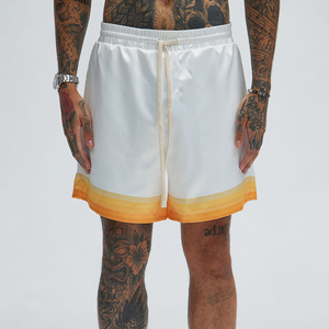 Venta al por mayor sublimación verano Unisex Cargo hombres gimnasio pantalones cortos entrenamiento correr Jogging y ropa casual - Product Image 1