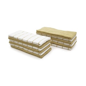 Serviette de cuisine à rayures, impression numérique personnalisée, 100% coton biologique lin doux à séchage rapide, torchon avec votre design, certificats GOTS - Product Image 6