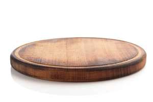 Tabla de charcutería circular Tabla de cortar de pizza de madera redonda con mango Tabla de cortar de queso Madera de acacia de alta calidad Redonda - Product Image 6