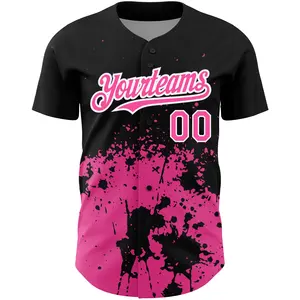 New Best Quality Baseball Airflow Customized Printing Adult <b>Athletic</b> Jersey Ventilation-Enhanced Heat-Transfer Printed Plus Size - Product Image 2