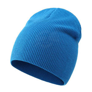 Gorro tejido de lana de algodón 100% de alta calidad Unisex, ropa de calle personalizada para la nueva colección de invierno de talla grande - Product Image 1