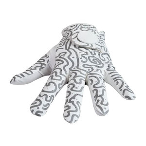 Gants de golf unisexes en cuir véritable robustes, fabriqués sur mesure, avec sangle de poignet réglable, antidérapants, vente en gros, faible MOQ, sublimation - Product Image 6