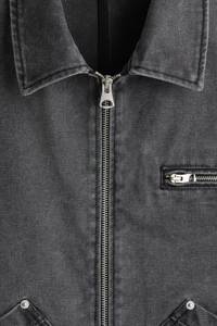 Non Hooded Man <b>Jackets</b> Classic Canvas <b>Jacket</b> Outdoor Menswear With Button Closure Design - Product Image 2