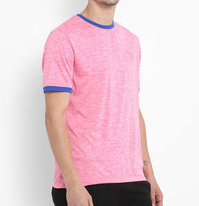 เสื้อยืดตัดเย็บแบบสองสีพร้อมลายปัก - Product Image 2