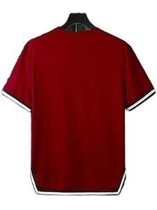 Camiseta de Manga Corta para Hombre, Cuello Redondo, Corte Ajustado, 100% Algodón, Transpirable, Estilo Urbano - Product Image 3