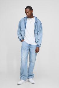 Veste en jean délavée personnalisée, couleur originale, haute qualité, vente en gros, bas court, veste en jean grande taille - Product Image 6