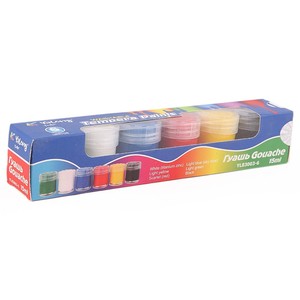 Pinturas Témpera Yalong Face Colors, 6 Colores - Product Image 1