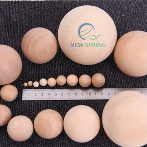 Natural Wooden Craft Balls with Smooth Surface Customized Non-Toxic for Children's <b>Home</b> Decorative Good Price - Product Image 4