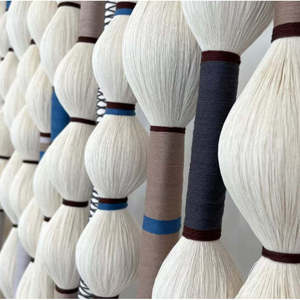 MITLA Décoration murale en macramé bohème de luxe, motif abstrait créatif pour la décoration de la maison ou l'art mural de style industriel - Product Image 2