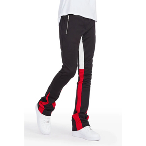 Streetwear Mens Trousers <b>Jogger</b> Sweatpants Custom 3D Puff Print <b>Stacked</b> Flared Sweatpants Men's Pants - Product Image 3