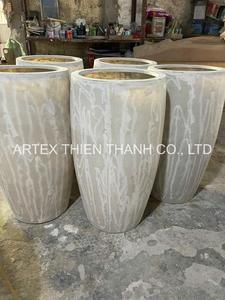 Vase de sol artisanal vietnamien en laque foncée de haute qualité pour la décoration intérieure - Product Image 6