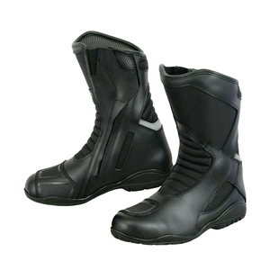 Chaussures de moto en cuir imperméables à bas prix chaussures de moto en cuir fabriquées en tissu confortables - Product Image 1