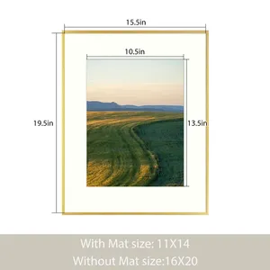 Facile à installer cadre photo cadre photo en métal accessoires de table décoration intérieure au prix de gros - Product Image 5