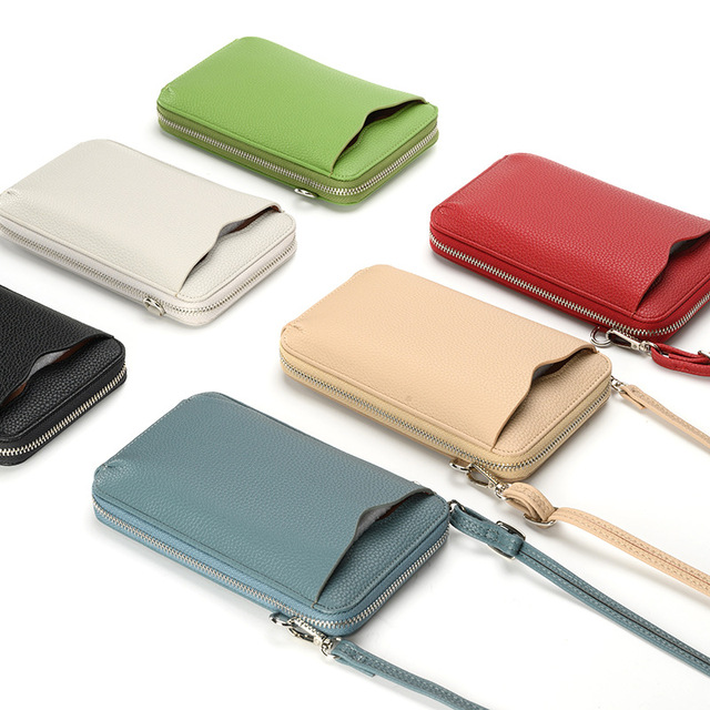 Wholesale Phone Bag for Women Cash Card Holder Crossbody Shoulder Wallet Bag Touch Screen Phone Purses Bag Carteras Para Mujer
