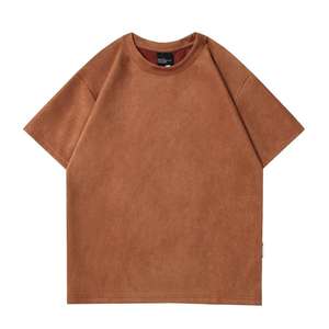 Camisetas en blanco con logotipo personalizado de alta calidad de 100% algodón para hombre, camisetas ajustadas con cuello redondo para hombre - Product Image 1