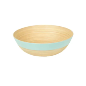 Vente en gros de bols à salade en bambou filé bicolore fabriqués à la main et écologiques, nouvelle technique de polissage du Vietnam pour le service de fête - Product Image 2