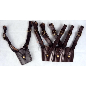 Étui de ceinture en cuir pour épée, modèle Sam Browne, design élégant et luxueux, couleur personnalisable - Product Image 2