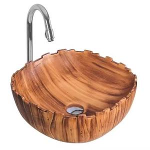 Lavabo de mesa de cerámica de marca Vistaar, piedra artificial, precio barato, calidad de exportación de fábrica - Product Image 5