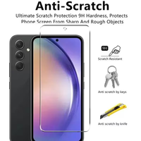 Pack Combo Motorola 3+3 - Protections d'écran en verre trempé 9H et protections d'objectif d'appareil photo, anti-rayures, anti-traces de doigts, lot en vrac