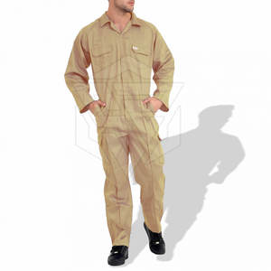Combinaison de travail légère en polyester nylon de haute qualité avec uniforme de sécurité à glissière pour les vêtements de travail en gros à bas prix - Product Image 1